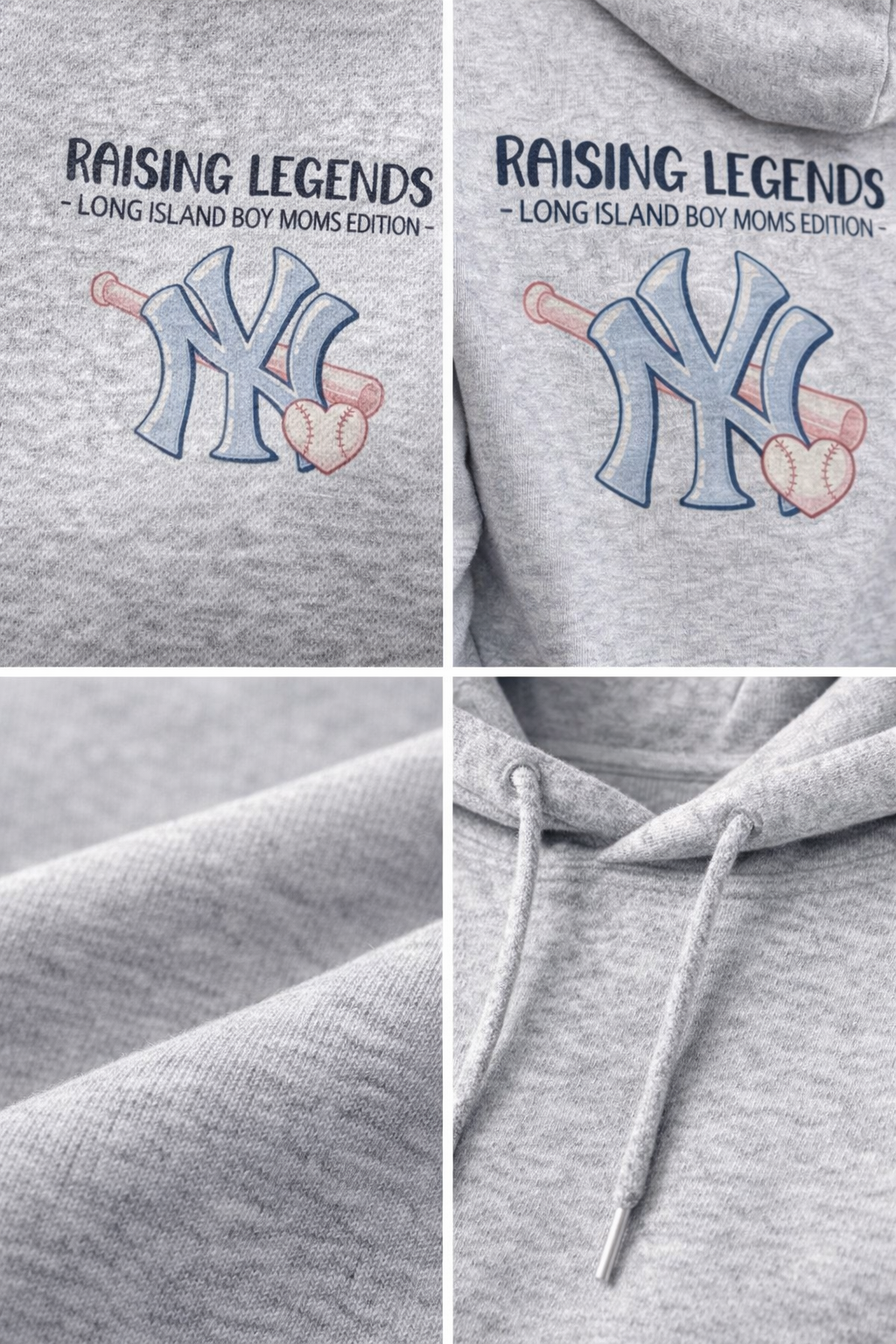 "Raising Legends Hoodie – Long Island Boy Moms Edition"
