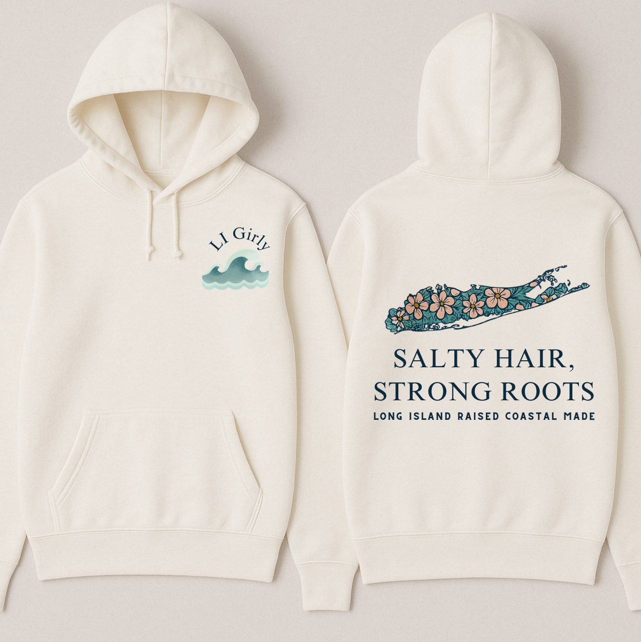 "Salty Hair x Strong Roots" Hoodie