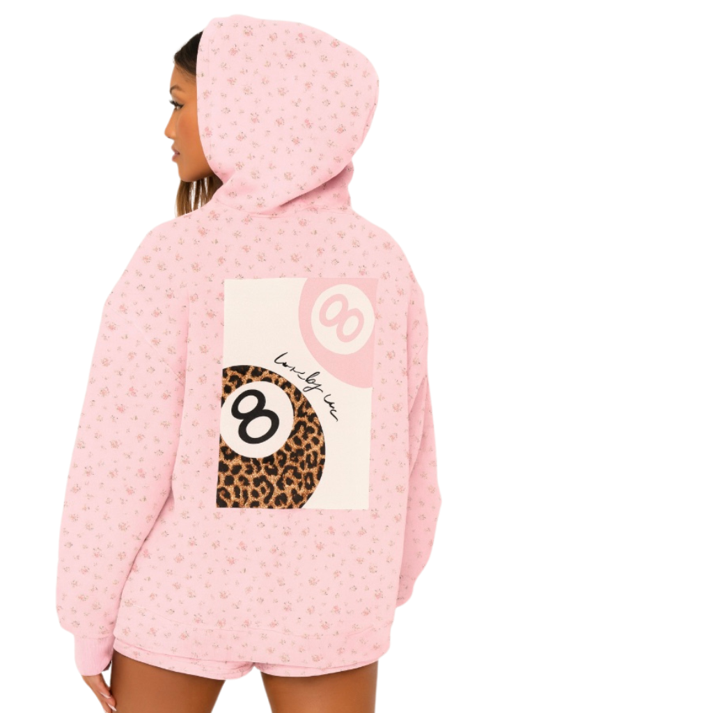 "Lucky Me" Floral Hoodie